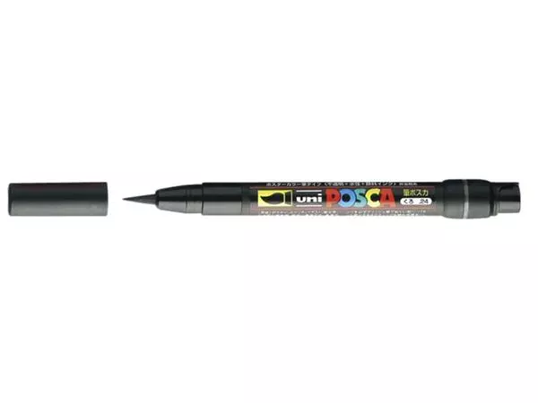 Een Brushverfstift Posca PCF350 1-10mm zwart koop je bij MV Kantoortechniek B.V.