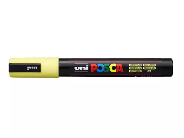 Verfstift Posca PC5M medium zacht geel