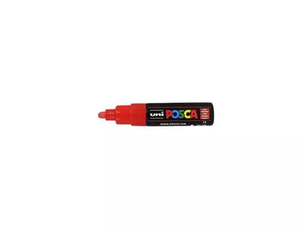 Een Verfstift Posca PC7M breed rood koop je bij Unimark Office B.V.