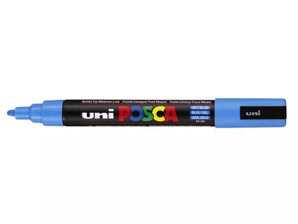Een Verfstift Posca PC5M medium hemelsblauw koop je bij EconOffice