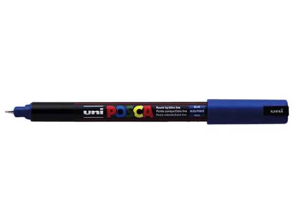 Een Verfstift Posca PC1MR extra fijn donkerblauw koop je bij NiceSupplies.nl