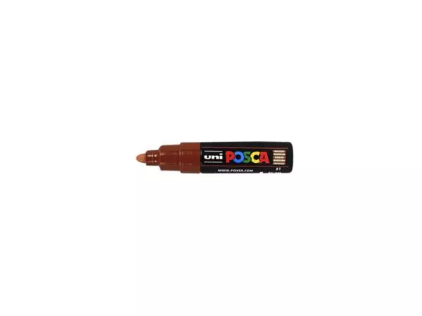 Een Verfstift Posca PC7M breed bruin koop je bij NiceSupplies.nl