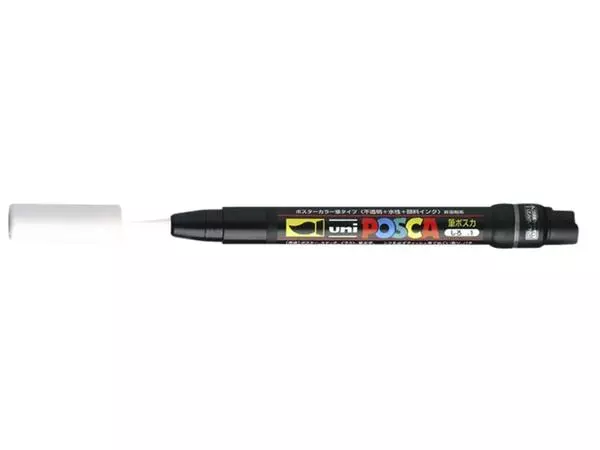 Een Brushverfstift Posca PCF350 1-10mm wit koop je bij KantoorProfi België BV