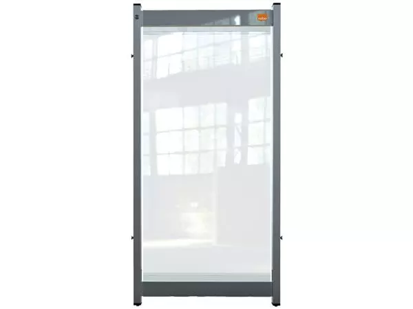 Bureauscherm Nobo modulair doorzichtig PVC 400x820mm