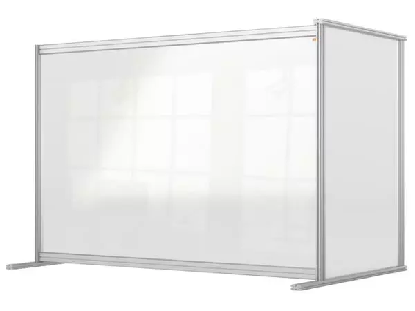 Een Bureauscherm uitbreidingspaneel Nobo modulair transparant acryl 1400x1000mm koop je bij NiceSupplies.nl