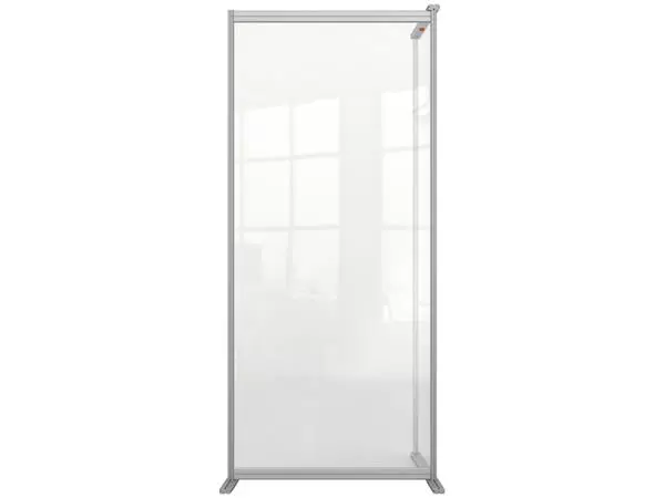 Een Scheidingswand uitbreidingspaneel Nobo Modulair transparant acryl 1200x1800mm koop je bij NiceSupplies.nl