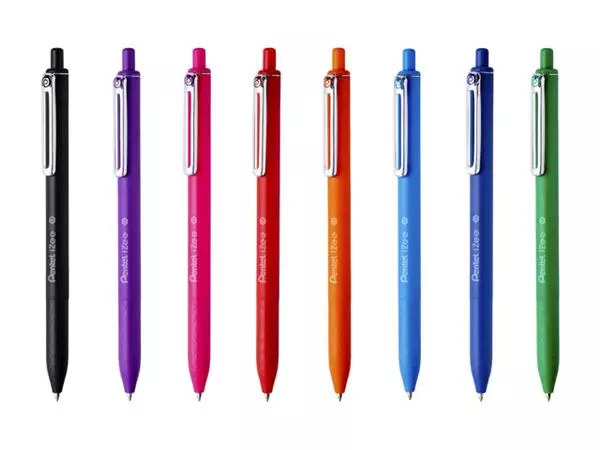 Een Balpen Pentel BX470 iZee medium roze koop je bij Goedkope Kantoorbenodigdheden