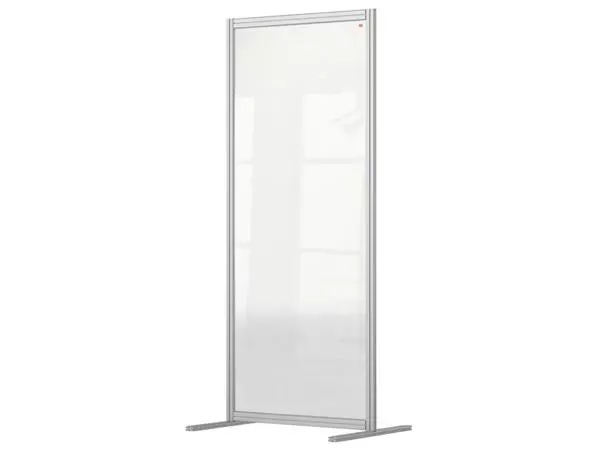 Een Scheidingswand Nobo Modulaire transparant acryl 800x1800mm koop je bij Buro De Peuter