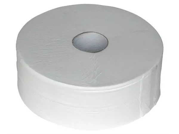 Een Toiletpapier Euro Products P4 maxi jumbo 2l 380m wit 240038 koop je bij Klik Office BV