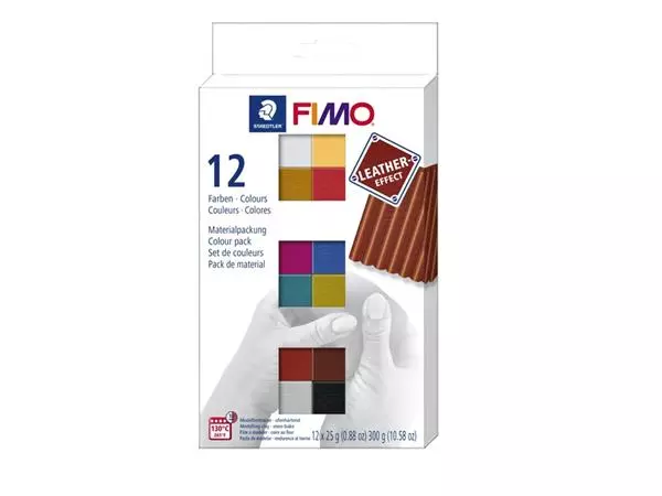 Een Klei Fimo leather-effect colour ass koop je bij Kantoorvakhandel van der Heijde