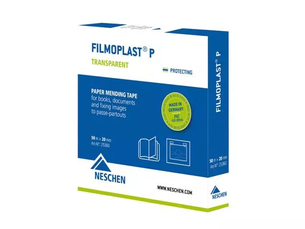 Een Filmoplast P 2cmX50m transparant koop je bij MV Kantoortechniek B.V.