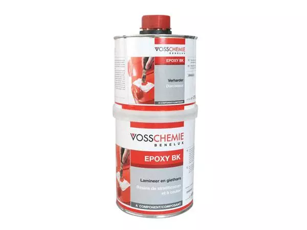 Een Epoxy-BK Voss hars 1kg + verharder koop je bij Totaal Kantoor Goeree