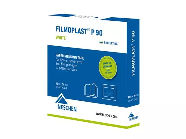 Een Filmoplast P90 2cmX50m wit koop je bij Van Leeuwen Boeken- en kantoorartikelen