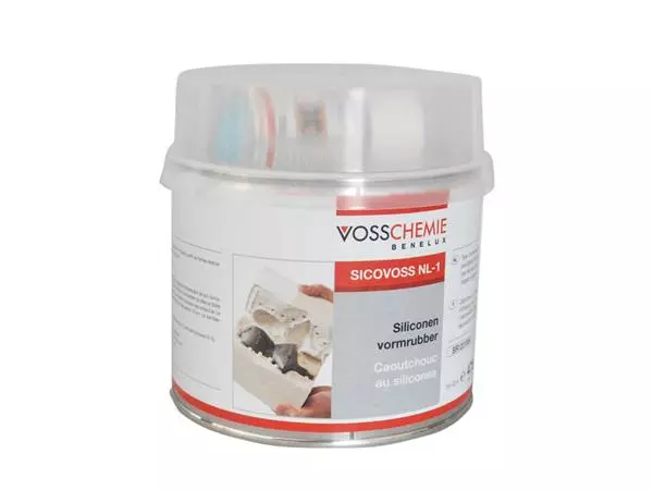 Een Vormrubber Voss siliconen 500gr + verharder koop je bij EconOffice