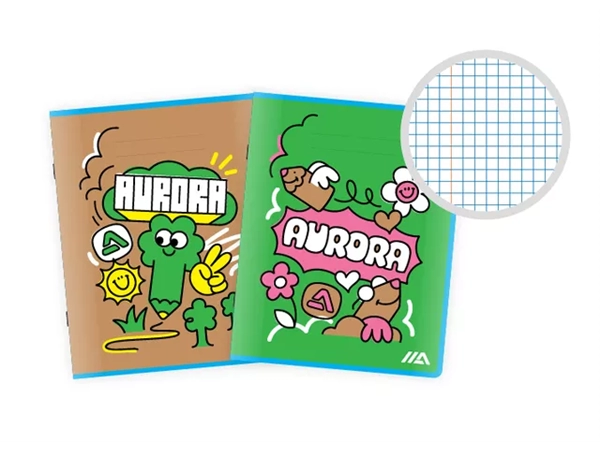 Een Schrift Aurora A5 ruit 5x5mm 200 pagina's 45gr koop je bij Your Inkstation