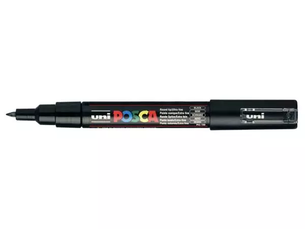 Een Lackmarker Posca PC1MC schwarz koop je bij QuickOffice BV