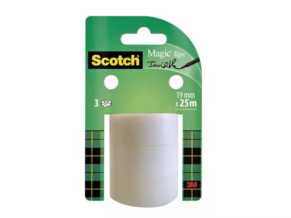 Een Plakband Scotch Magic 819 19mmx25m onzichtbaar koop je bij EconOffice