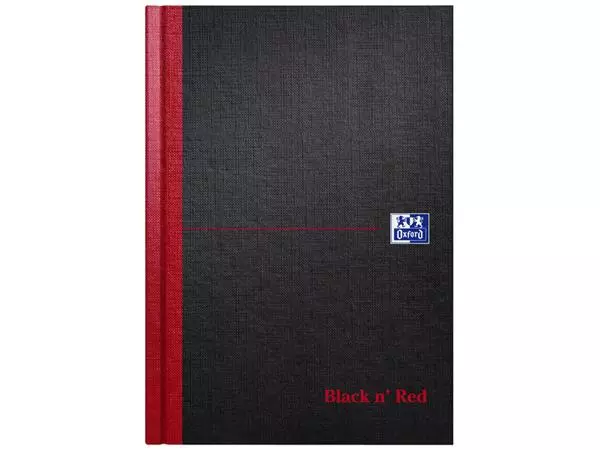 Notitieboek Oxford Black n' Red A5 96vel lijn
