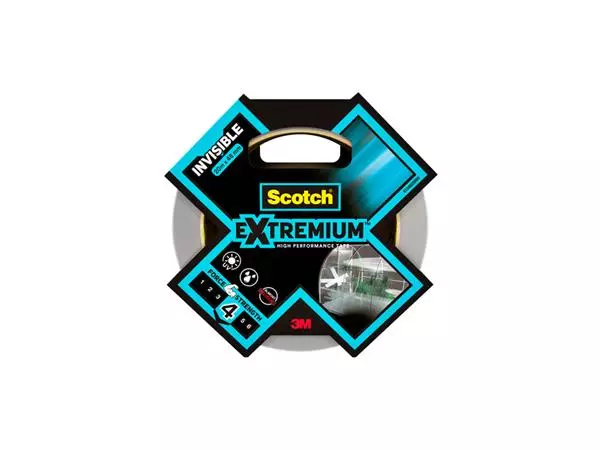 Een Plakband Scotch Extremium invisible 48mmx25m transparant koop je bij MV Kantoortechniek B.V.