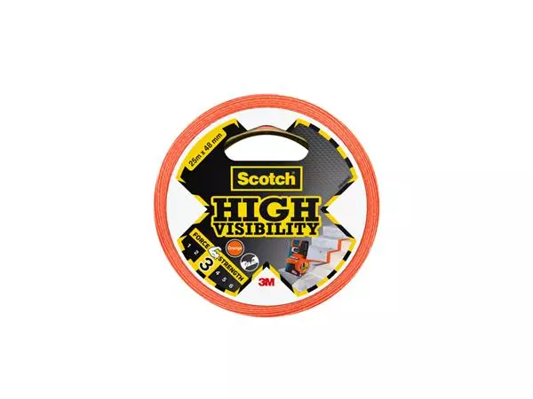 Een Plakband Scotch high visibility 48mmx25m oranje koop je bij KantoorProfi België BV