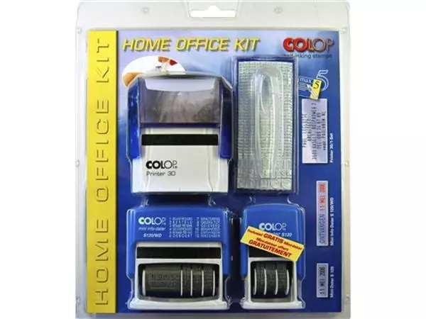Een Stempel Colop starterset Home/Office zwart koop je bij EconOffice