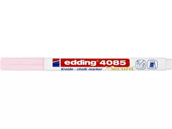 Een Krijtstift edding 4085 by Securit rond 1-2mm pastel roze koop je bij Unimark Office B.V.