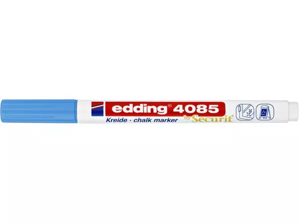 Een KRIJTSTIFT EDDING 4085 ROND 1-2MM LICHTBLAUW koop je bij Kantoorvakhandel van der Heijde