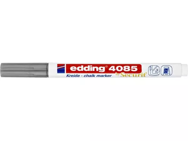 Een Krijtstift edding 4085 by Securit rond 1-2mm zilver koop je bij Unimark Office B.V.