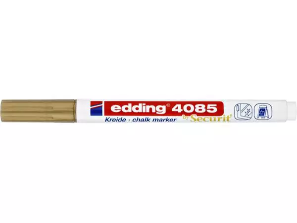 Een KRIJTSTIFT EDDING 4085 ROND 1-2MM GOUD koop je bij Kantoorvakhandel van der Heijde