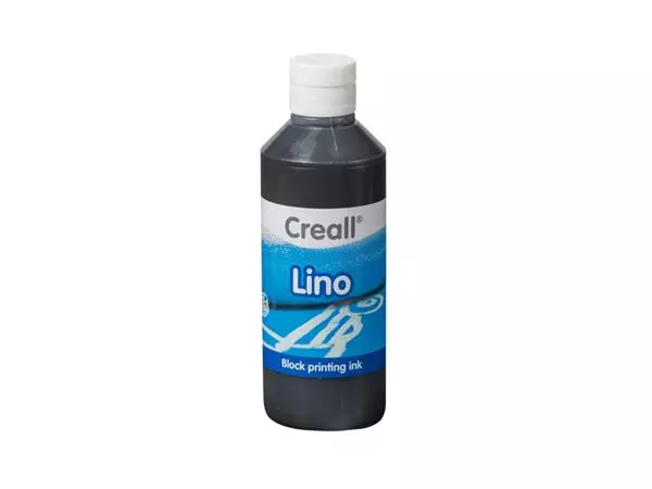 Een Linoleumverf Creall Lino zwart 250ml koop je bij Van Leeuwen Boeken- en kantoorartikelen
