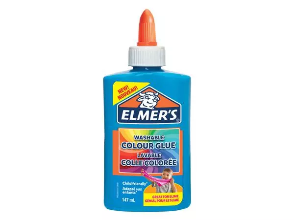 Een Kinderlijm Elmer's opaque blauw koop je bij Buro De Peuter