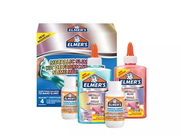 Een Kinderlijm Elmer's slijmkit metallic koop je bij NiceSupplies.nl