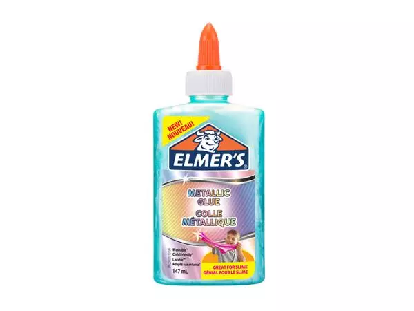 Een Kinderlijm Elmer's metallic blauw koop je bij NiceSupplies.nl