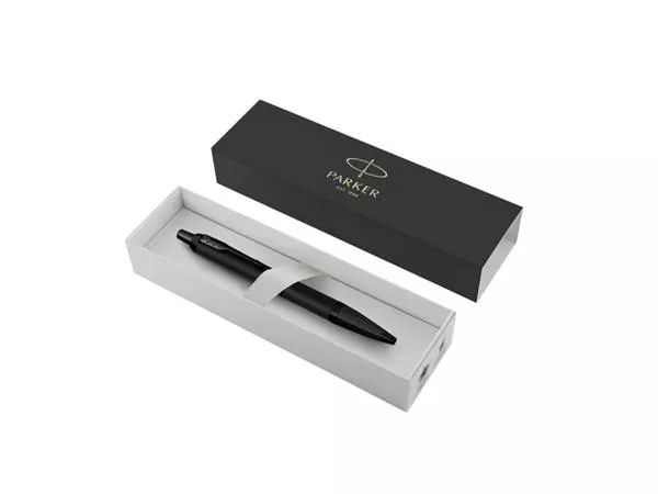 Een Balpen Parker IM Achromatic matt black GB medium koop je bij NiceSupplies.nl