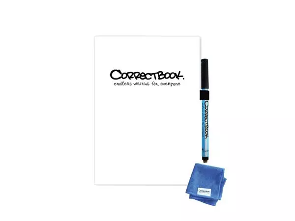 Buy your Notebook Correctbook A5 Scratch blank 8 pages inspirational white at QuickOffice BV