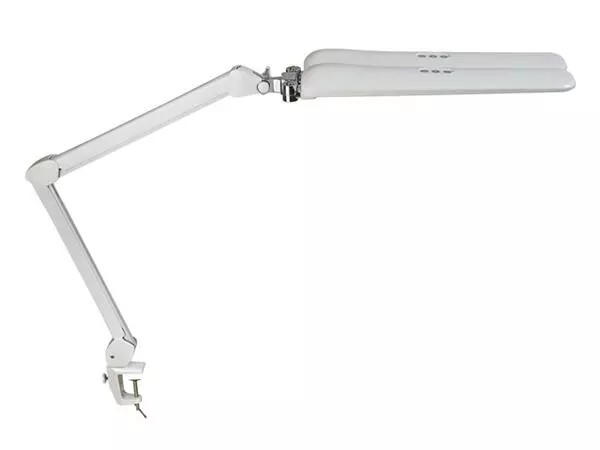 Een Werkpleklamp MAUL Craft duo LED tafelklem dimbaar wit koop je bij KantoorProfi België BV