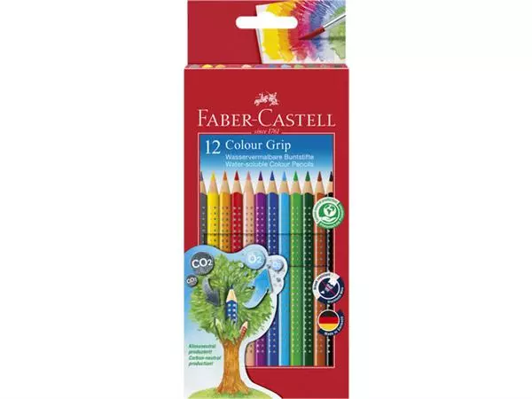 Een Kleurpotloden Faber-Castell 2001 assorti set à 12 stuks koop je bij Totaal Kantoor Goeree