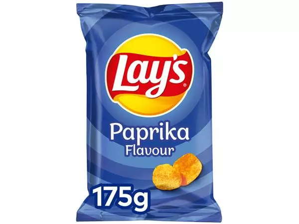 Een Chips Lay's paprika 175 gram koop je bij NiceSupplies.nl