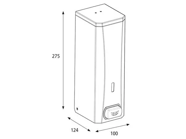 Een DISPENSER KATRIN 982517 ZEEP METAAL WIT koop je bij Kantoorvakhandel van der Heijde