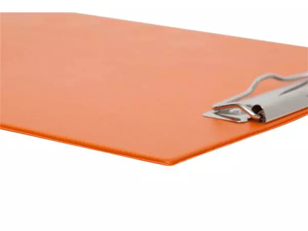 Een Klembord MAUL A4 staand PVC neon oranje koop je bij Buro De Peuter