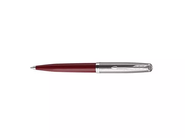 Een Balpen Parker 51 burgundy CT medium koop je bij NiceSupplies.nl