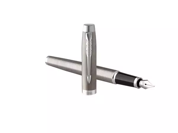 Een Vulpen Parker IM stainless steel CT medium koop je bij Buro De Peuter