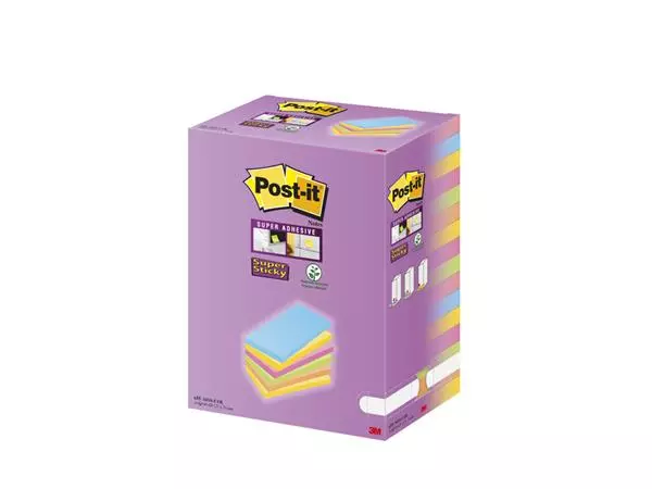 Een Memoblok Post-it 655 127x76mm assorti 16 stuks koop je bij NiceSupplies.nl