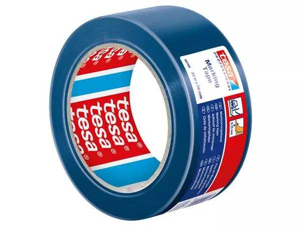 Een Markeringstape tesa® Professional 60760 PV1 50mmx33m blauw koop je bij Unimark Office B.V.