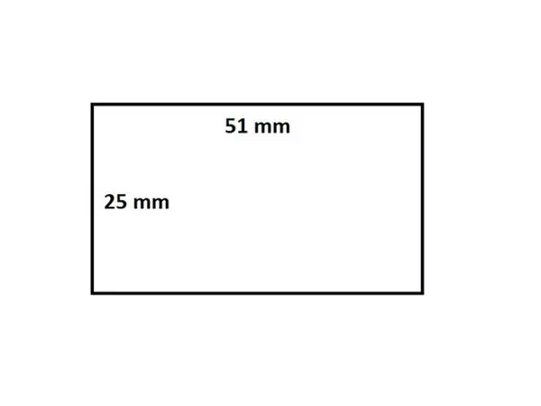 Een Zebra labeletiket IEZZY 880199-025D 51x25mm 25mm wit permanent 2580 stuks koop je bij KantoorProfi België BV