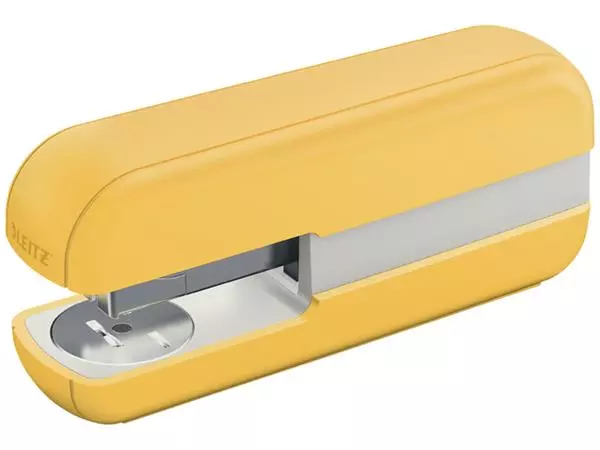 Een Nietmachine Leitz Cosy 30 vel 24/6 fluweel geel koop je bij Van Hoye Kantoor BV