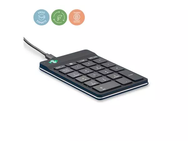 Een Toetsenbord R-Go Ergonomisch Numpad Break Draad koop je bij Ziffo Kantoorcentrum BV