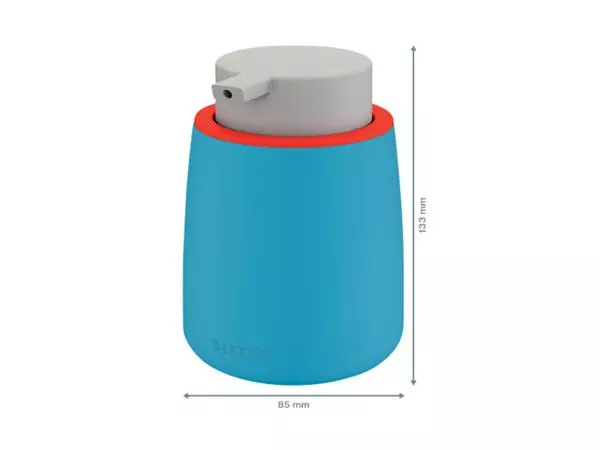 Een Handzeepdispenser Leitz Cosy voor handzeep 300ml blauw koop je bij NiceSupplies.nl