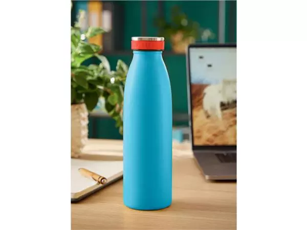 Een Drinkfles Leitz Cosy geïsoleerd sereen blauw 500ml koop je bij NiceSupplies.nl