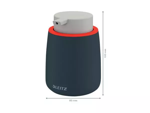 Een Handzeepdispenser Leitz Cosy voor handzeep 300ml grijs koop je bij NiceSupplies.nl